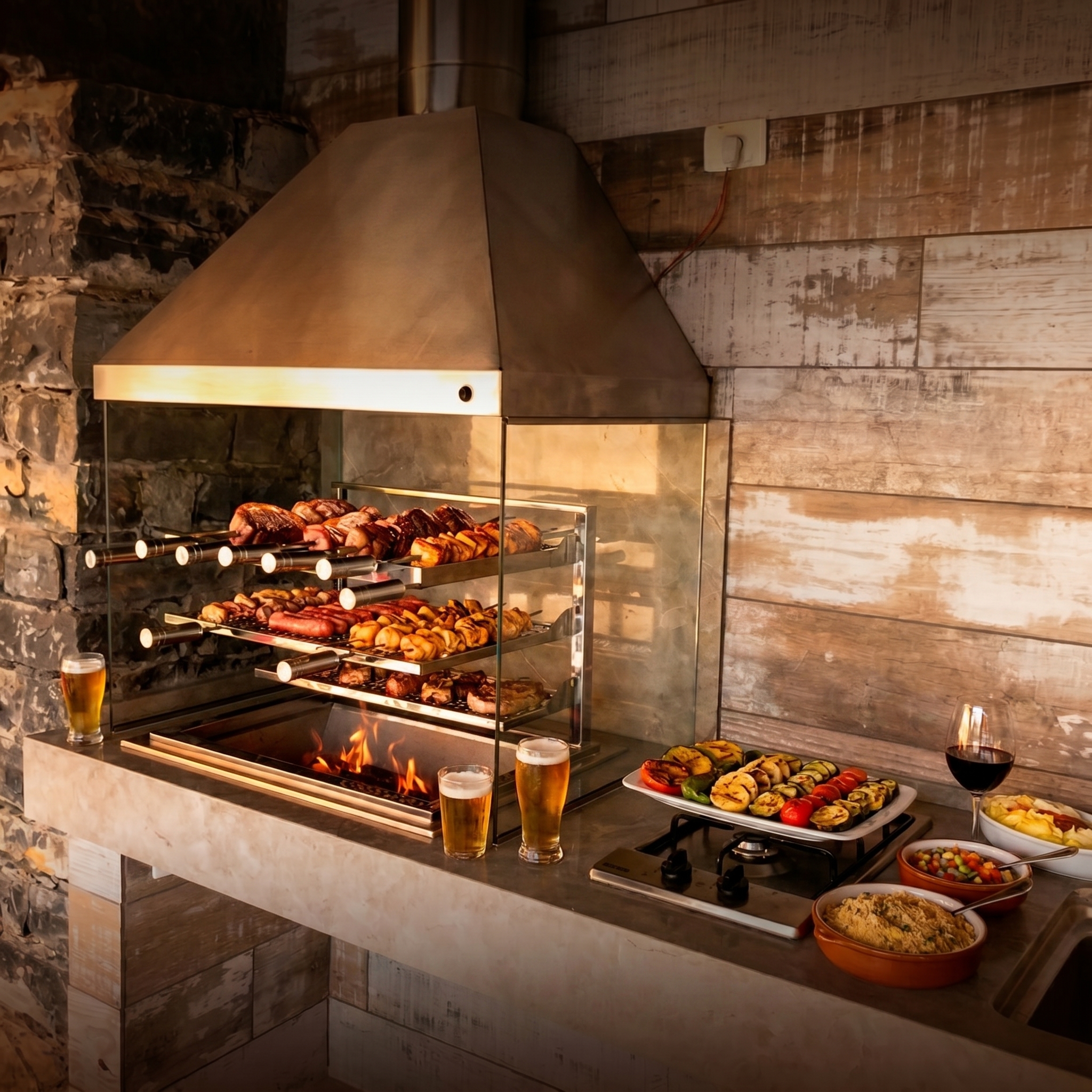 Evento de churrasco premium Salineiro